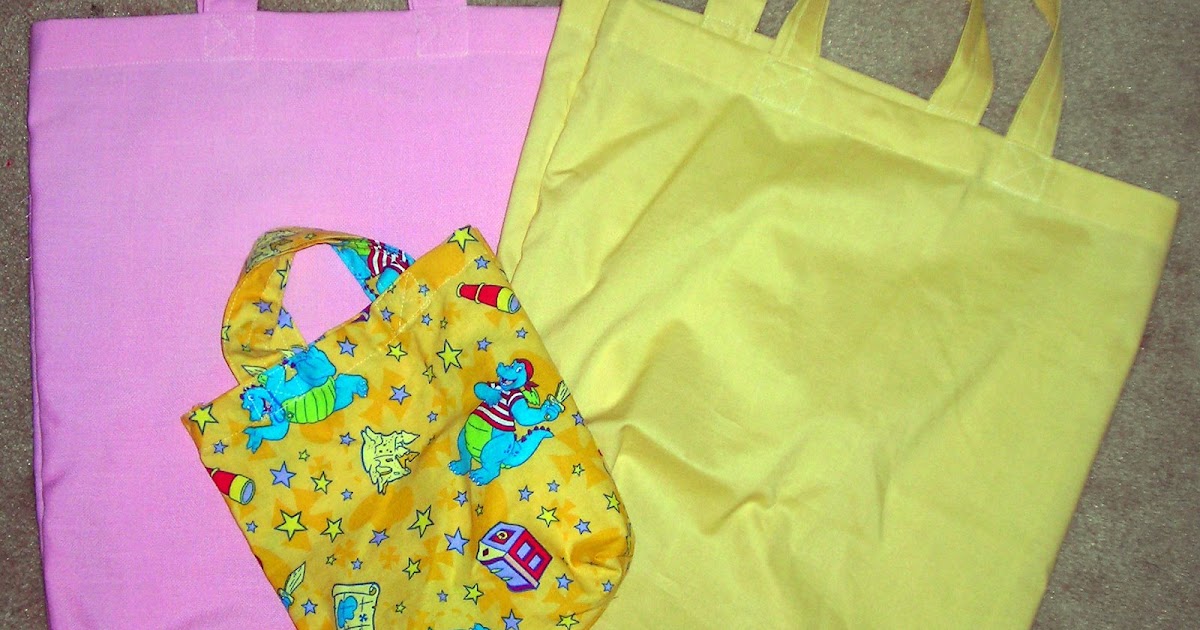 A Karabu Creation Super Easy to Make Reusable Fabric Shopping Bags