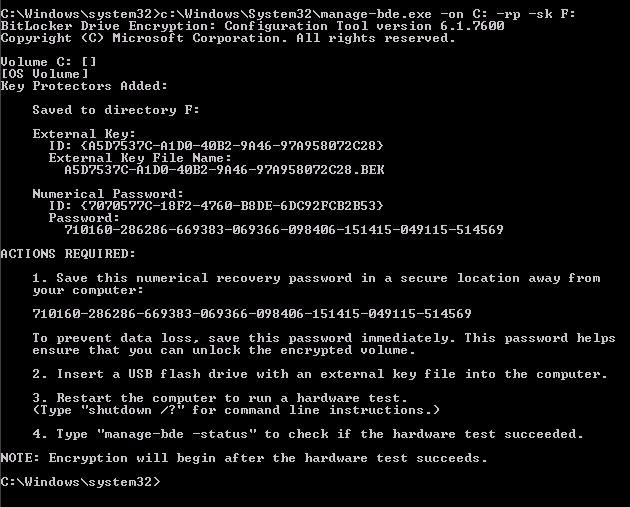 How to Encrypt VMware VM running Windows 2008 R2 with Microsoft
