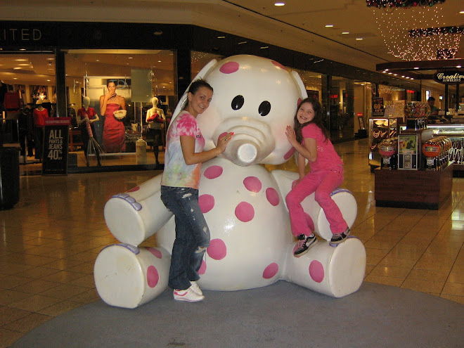 Sisters Having Fun at the Mall