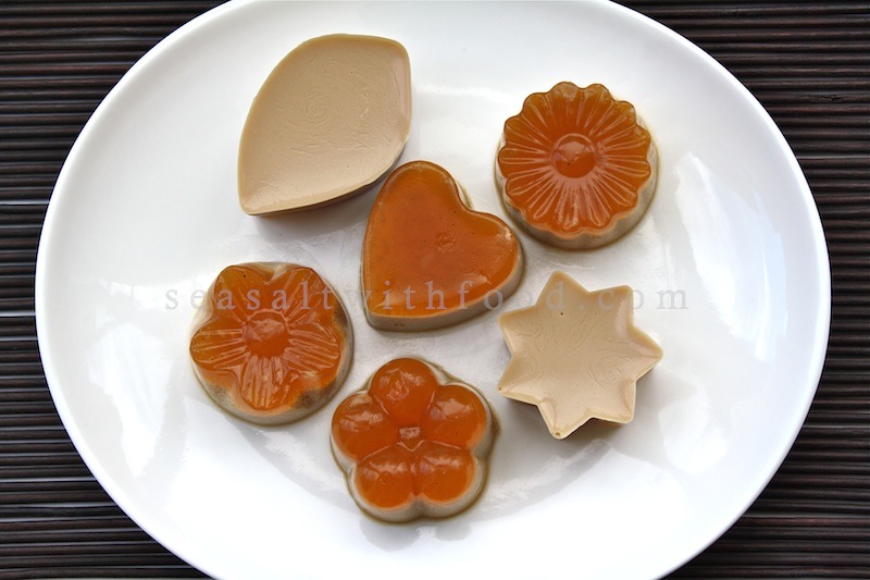 Palm Sugar And Coconut Milk Jelly