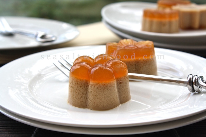 Palm Sugar And Coconut Milk Jelly