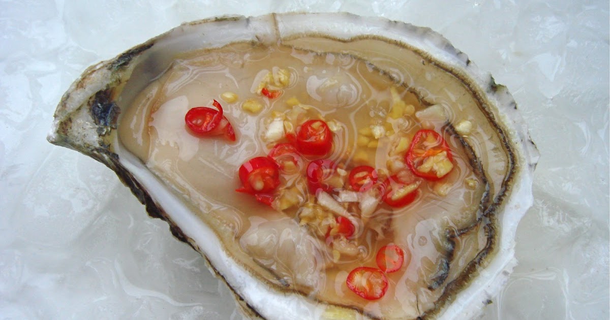 Oyster With Vietnamese GingerLime Sauce