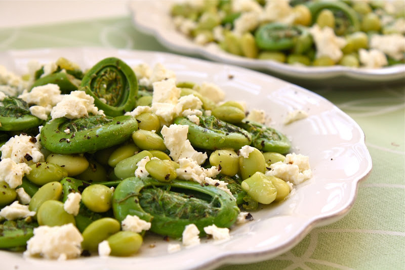 Fiddlehead Fern And Edamame Salad
