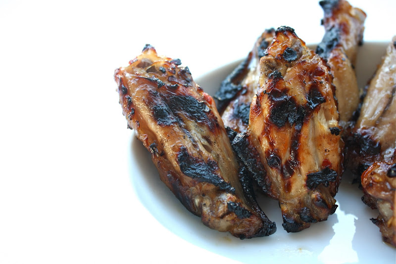 Grilled Honey, Lemon, And Soy Chicken Wings