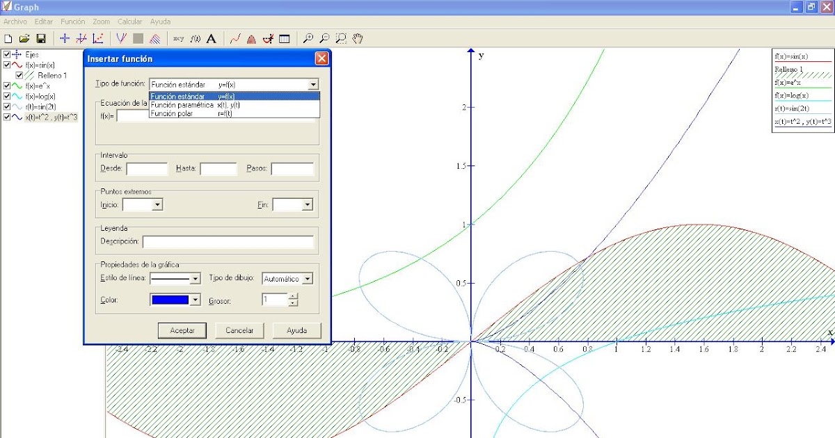 MATHEMA Matemáticas GRAFICADOR DE FUNCIONES MATEMÁTICAS, Winplot