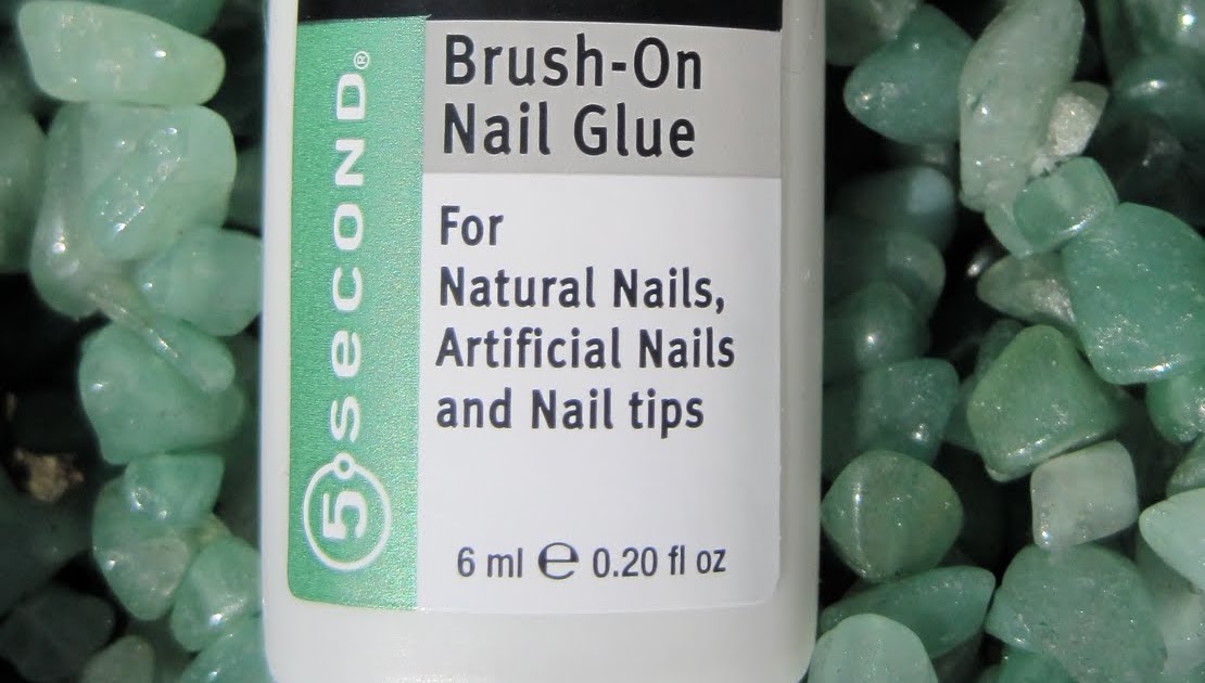 Painted Lady Fingers Apothecary ibd BrushOn Nail Glue with tips for use.