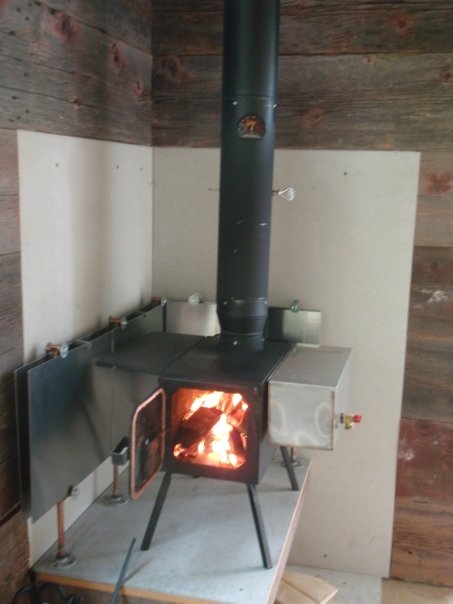 wood stove plans steel