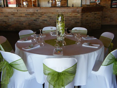 10th May Apple Green Theme Beautiful White Lycra Chair Covers with Apple