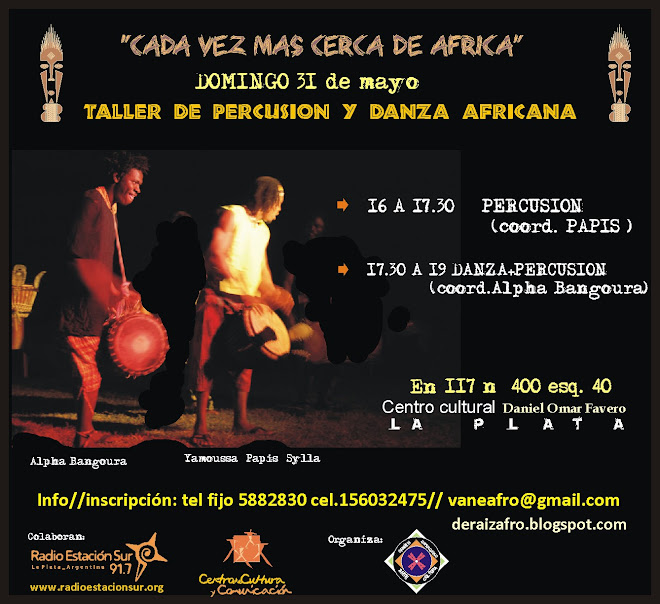 Taller de percusion y danza africana