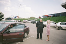 Ch.57 Father Bill Haymaker & Zina at Chisinau Airport