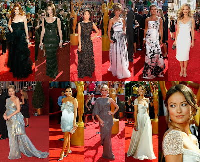 Black and white dominate Emmys red carpet. Posted September 17, 2007 12:09: