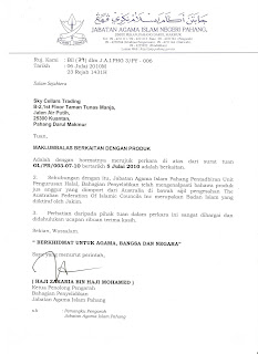 Patritti Non Alcoholic Wines Halal Accreditation From the Jabatan