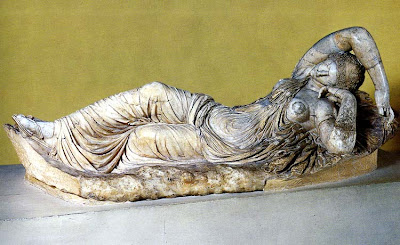 Teseo, Ariadna y el mito del laberinto eterno. Ariadna+dormida