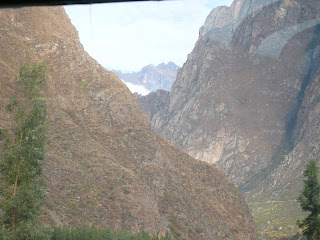 Scenery from train on the way to Machu Picchu