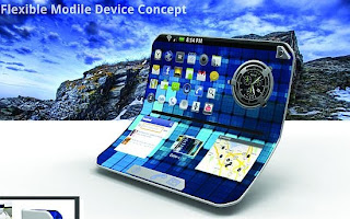 هاتف ذكي ينطوي كأنه قطعة ورق Flexible+Mobile+Gadgets+for+the+Future