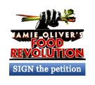 Pour signer la pétition de Jamie's Food Revolution