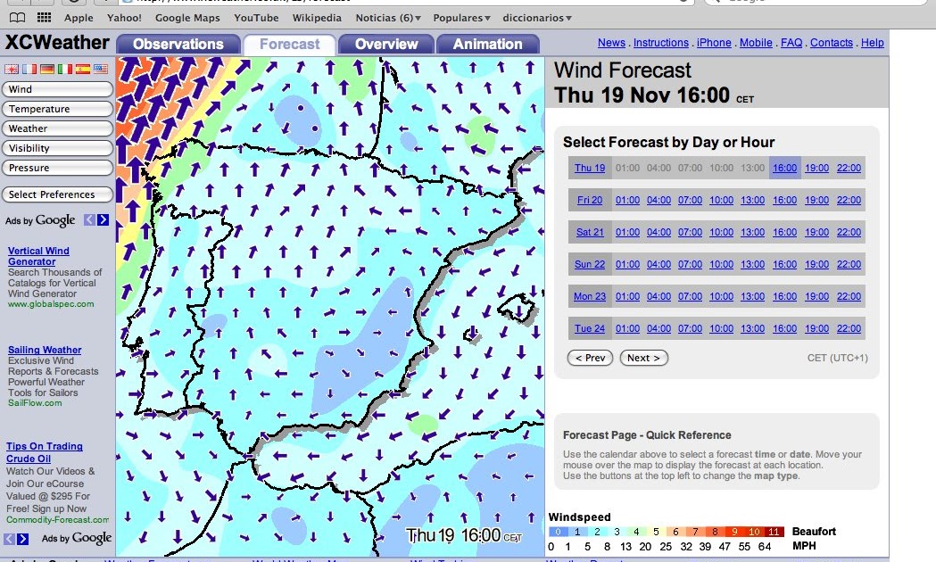 V U E L O L I B R E XC Weather
