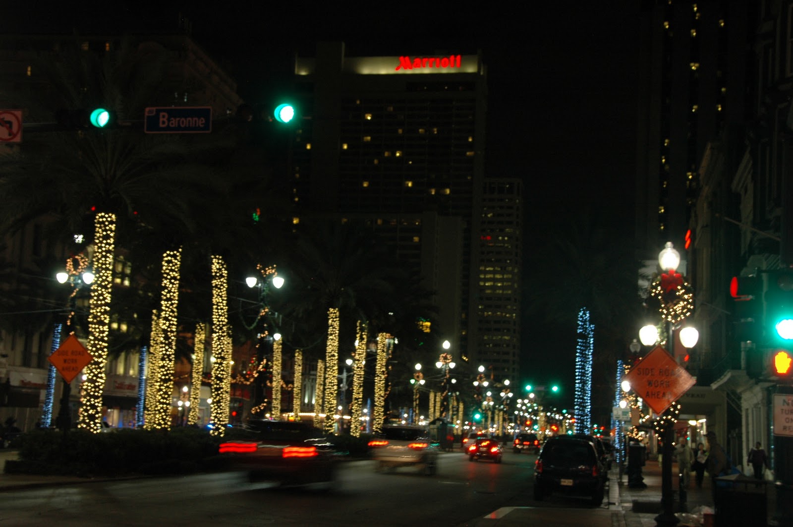 Outside of Paris Big Easy's Fulton Street a Christmas delight