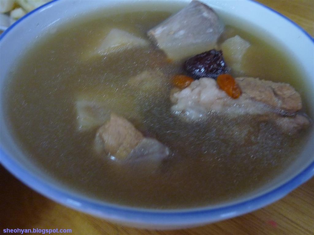 Soup Arrowroot with pork rib soup Blog with Yan
