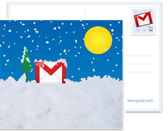 Gmail Holiday PostCard