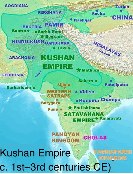 map of gandhara