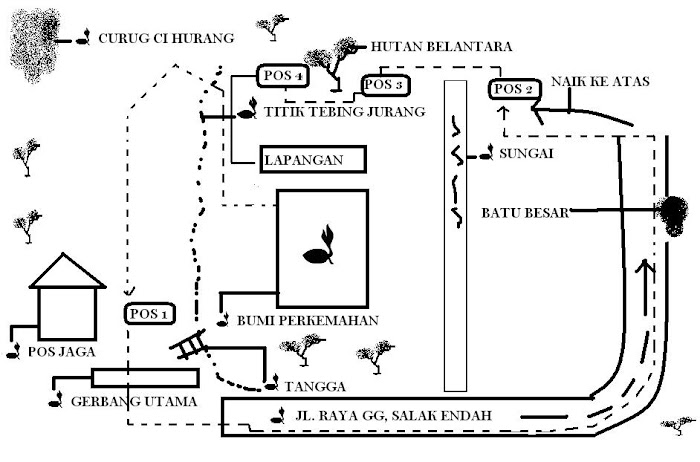 ROUTE TAPAK TILAS AT GUNUNG SALAK