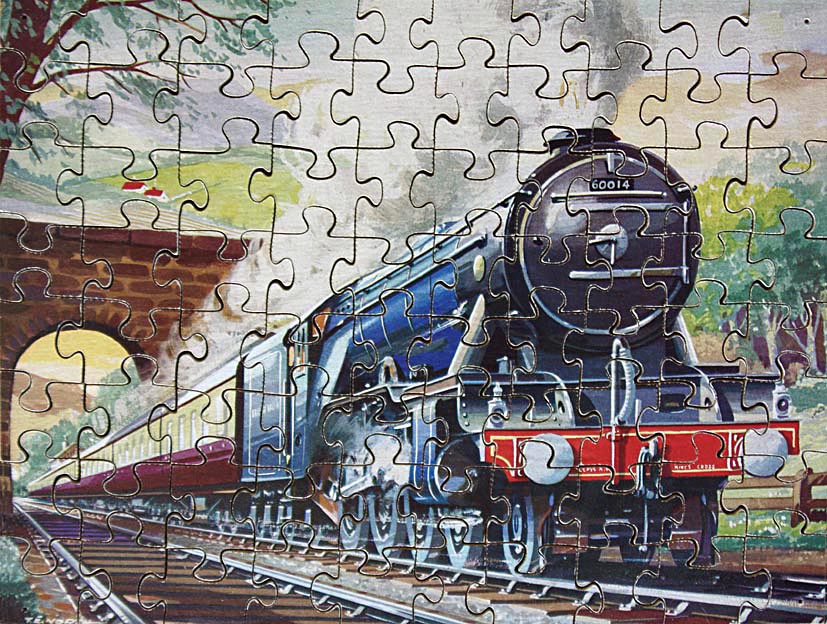 STEAM TRAINS AND JIGSAW PUZZLES February 2011
