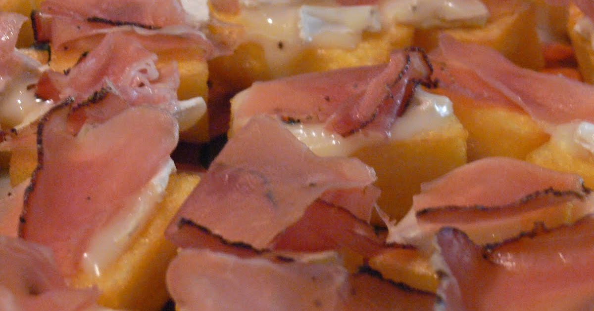 The Wandering Cook Polenta, and speck bites