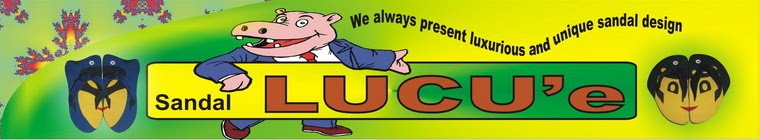 Sandal LUCU'e,lucu,unik,kreatif dan harga murah