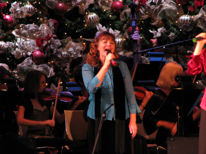 Laura Singing at SCBC Christmas