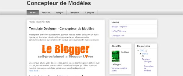 Showcase Le Concepteur de modèles - Template Designer