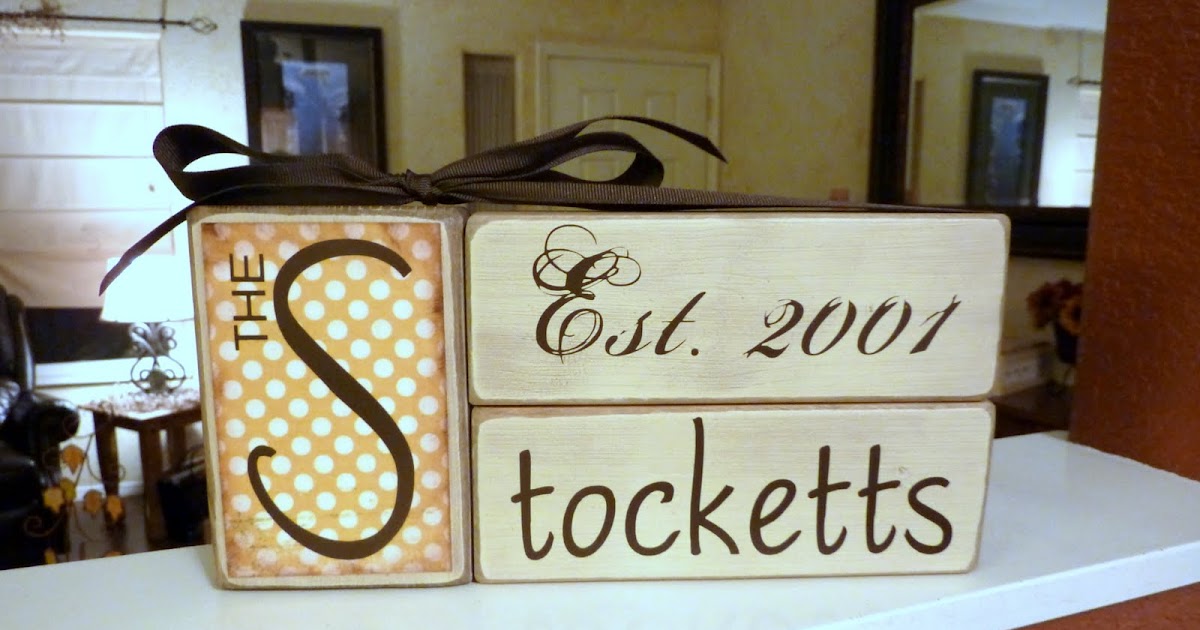 Knick Knack on Wood Custom Name Blocks