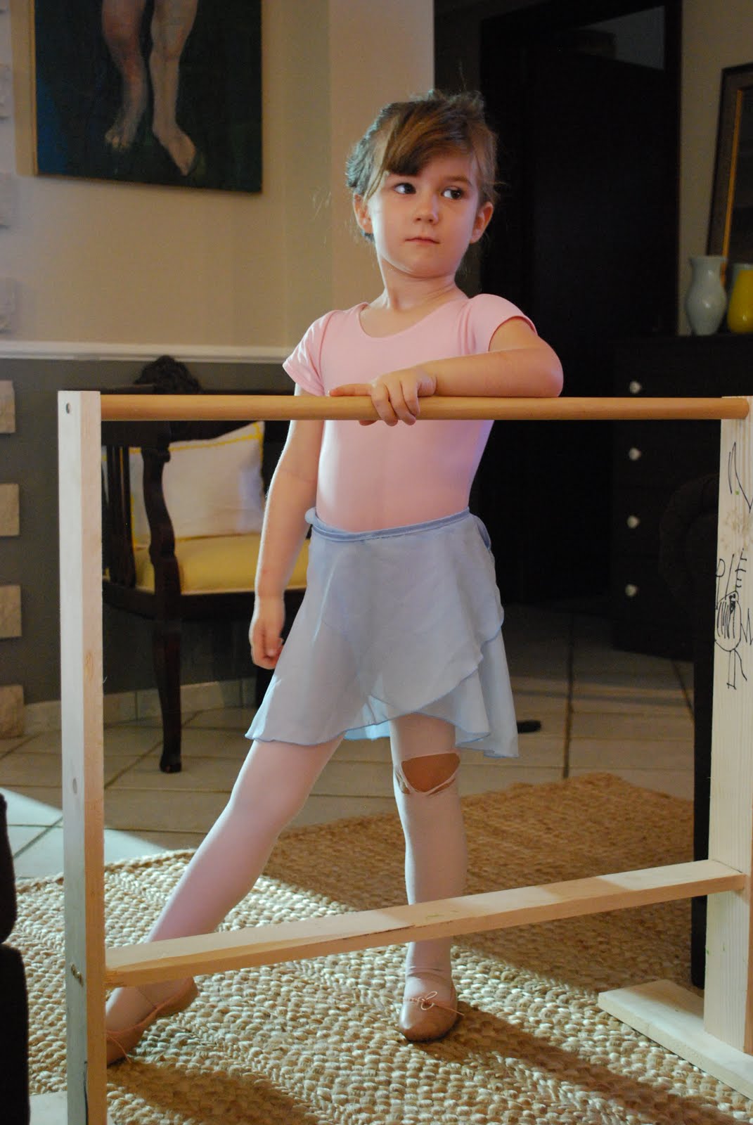 Homemade Ballet Barre