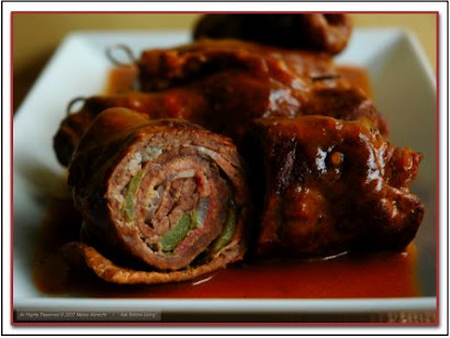 Beef roulade