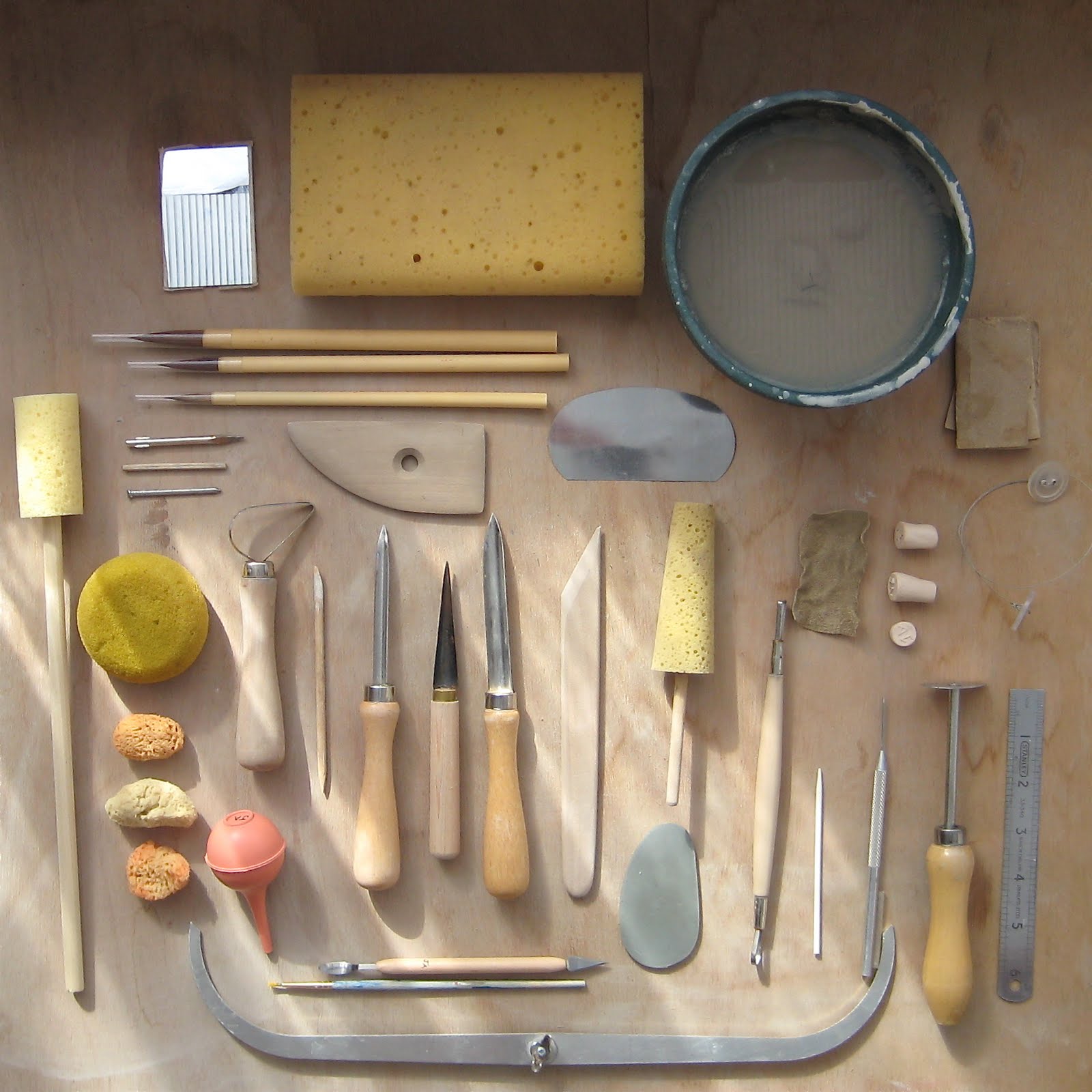 Pots and Paint Pottery tools