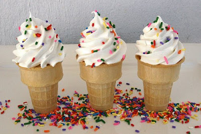 Melting+ice+cream+cone+cake