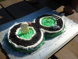 Race Track Cake for Dyl's 8th Birthday