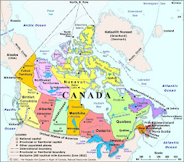 Карты Канады