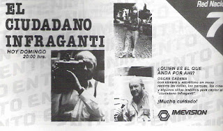 Publicidad Canal 7 Imevisión (1988) Ciudadano+infraganti