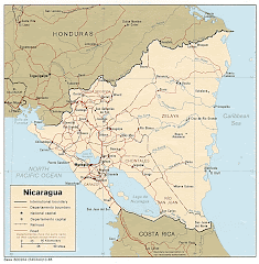 Mapa Nicaragua