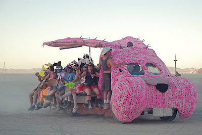 Burning Man Bunny Party Float