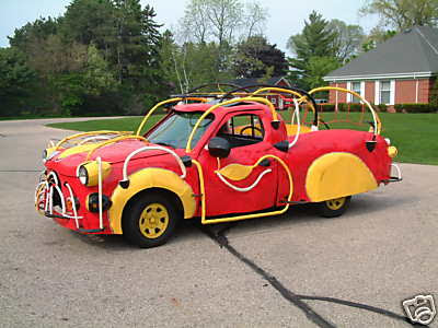 Dr Seuss Fire Truck Art Car for Sale
