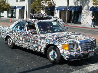 Mercedes Pens Art Car at Maker Faire 2009