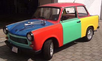 Trabant Harlequin Art Car Wannabe #2