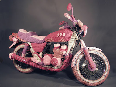 Knitted Motorcycle Cozy - For cold night rides Knitted Motorcycle Cozy - For cold night rides