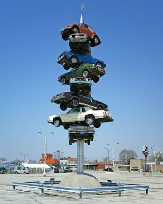 Spindle Car Sculpture By Dustin Shuler