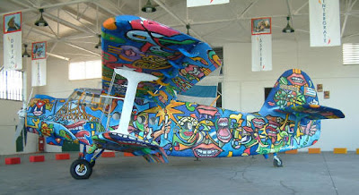 Painted Cuban Plane by Xavier Cortada