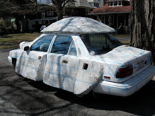 Igloonator 2000 -  Igloo Mobile Art Car