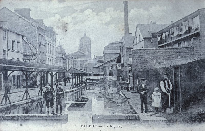 Une photo de 1905. Rue+de+la+Rigole