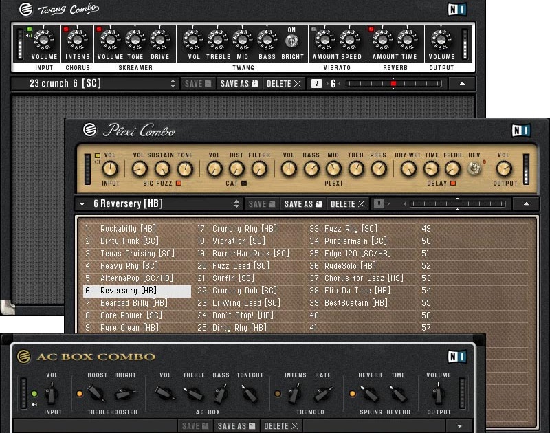 PV Guitar ♪ Native Instruments Guitar Combos v1.0.0.009 [DXi, RTAS, VST]